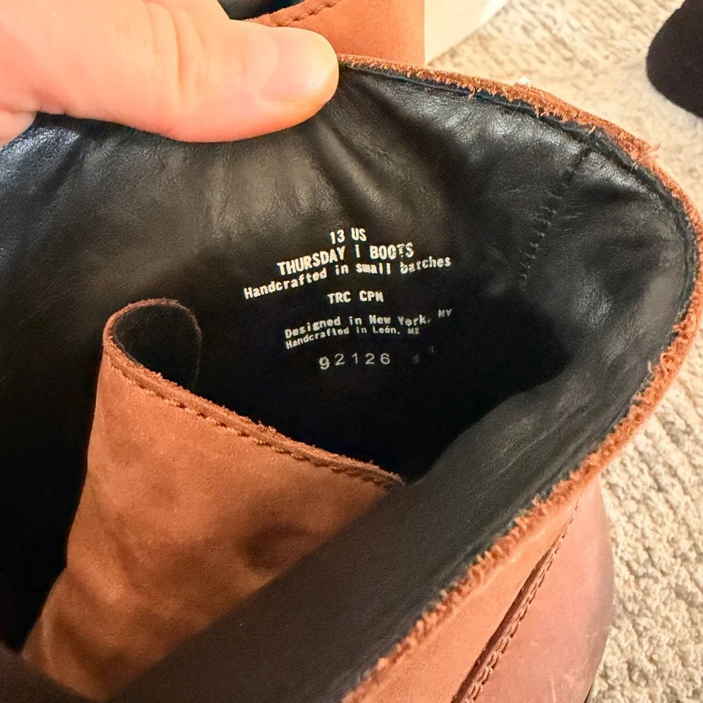 Men's Thursday Leather Lace-Up Boots